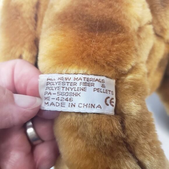 Adorable Vintage Soft Velvets Brown Teddy Bear Plush 8" Stuffed Animal Baby Toy - Picture 6 of 7